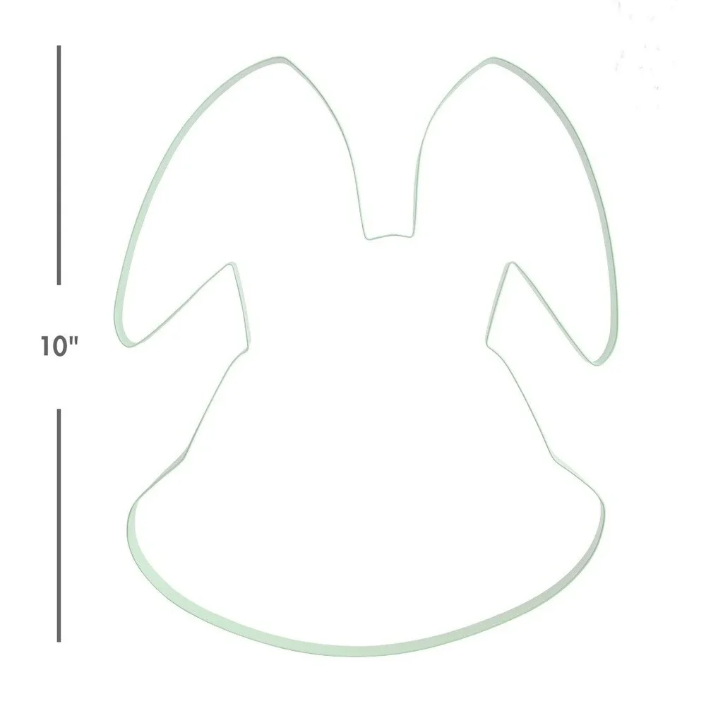 Way to Celebrate‎ Easter Cookie Cutter Set 4pc Bunny Carrot Egg Paw Pastel Metal